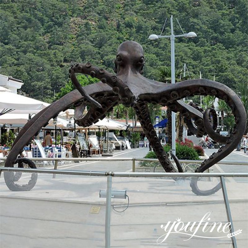 customized bronze octopus statue-YouFine Sculpture