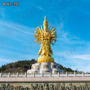 Bronze Golden Thousand Hand Guanyin Statue Manufacturer BOK1-391