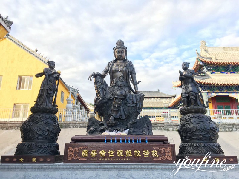 Bronze Golden Thousand Hand Guanyin Statue Manufacturer BOK1-391 - Bronze Buddha sculpture - 14