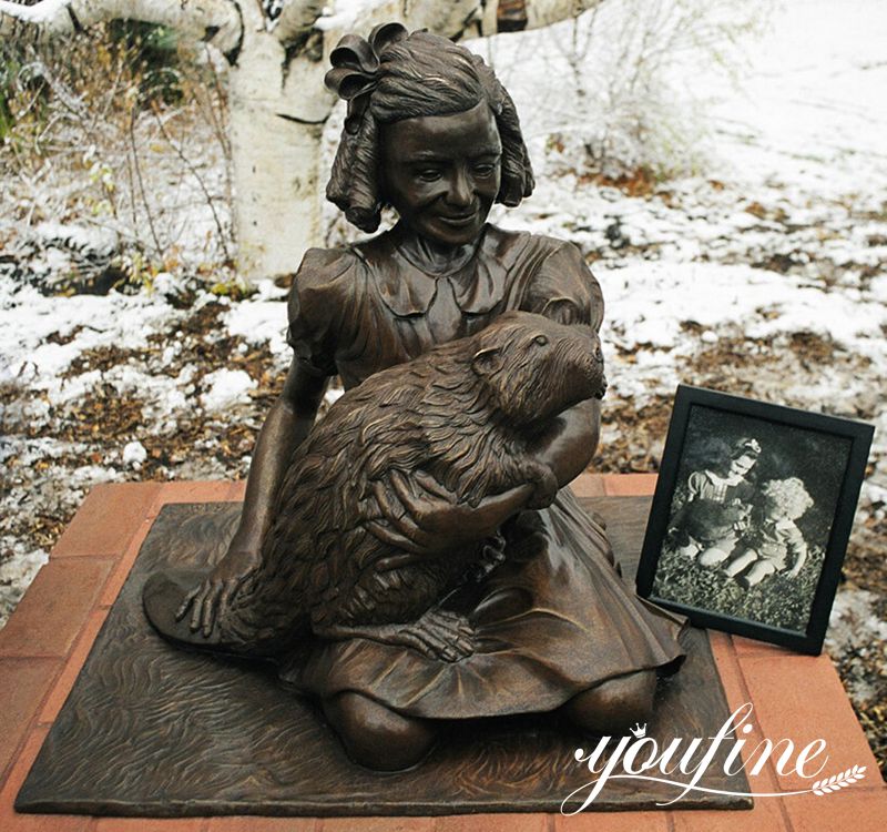 human-size bronze wildlife sculpture-YouFine Sculpture