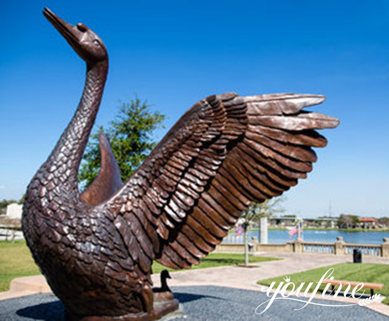 large bird statue for outdoor decor-YouFine Sculpture