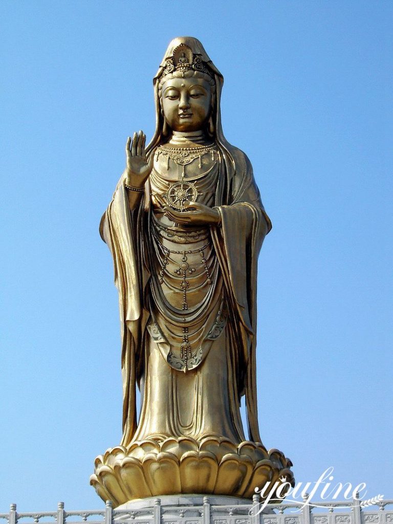 Bronze Golden Thousand Hand Guanyin Statue Manufacturer BOK1-391 - Bronze Buddha sculpture - 16