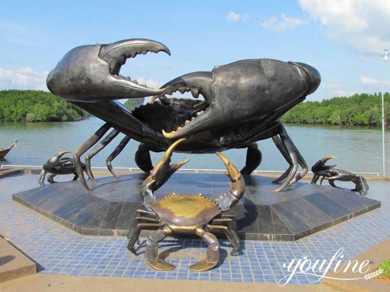 more bronze sea animal sculpture-YouFine Sculpture1