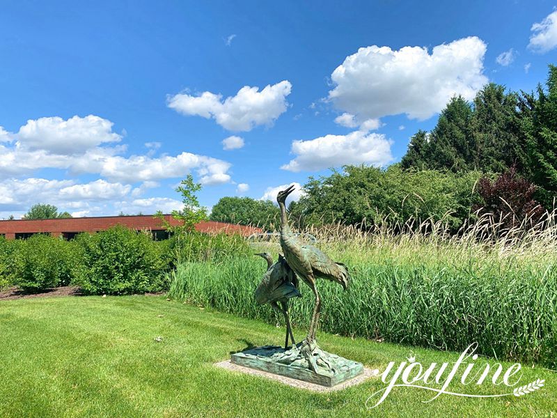 outdoor bronze bird statue for sale-YouFine Sculpture