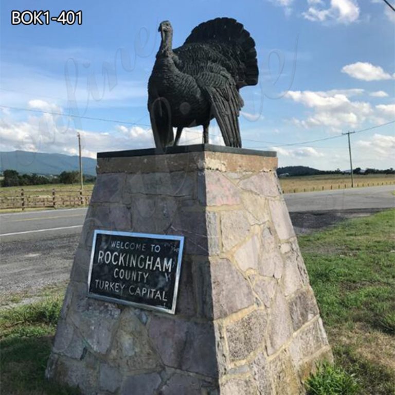 outdoor turkey statue decor-YouFine Sculpture1