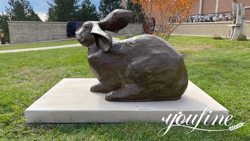 rabbit sculptures for garden-YouFine Sculpture
