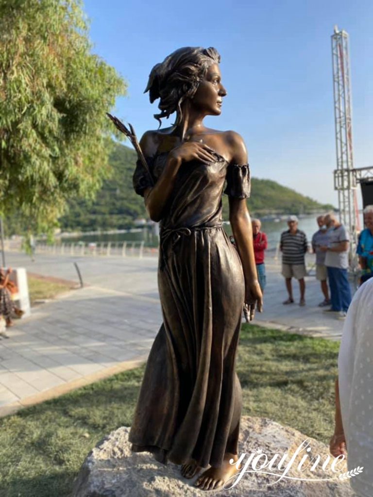 Custom Bronze Female Statue of Spigolatrice Di Sapri Factory Supply BOK1-410 - Bronze Figure Sculpture - 1