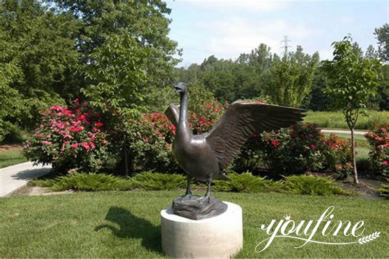swan statue for garden-YouFine Sculpture1