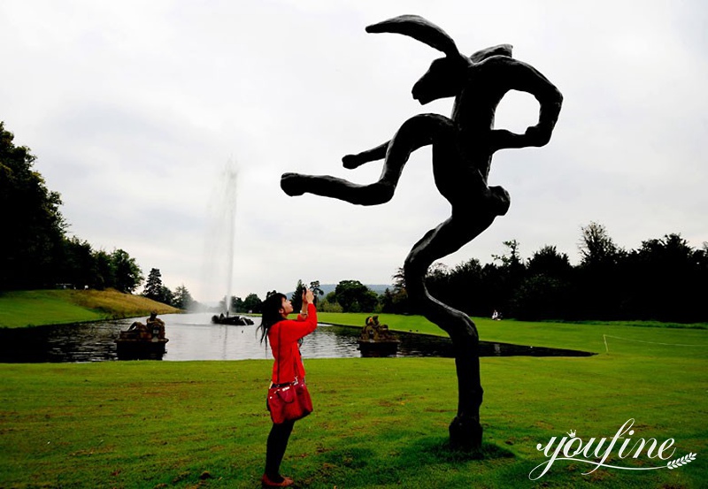 Outdoor Bronze Barry Flanagan Rabbit Statue Replica Manufacturer BOK1-431 - Bronze Animal Sculpture - 9