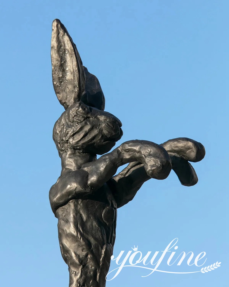 Outdoor Bronze Barry Flanagan Rabbit Statue Replica Manufacturer BOK1-431 - Bronze Animal Sculpture - 1