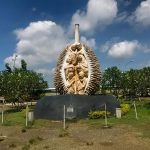 bronze Durian Statue