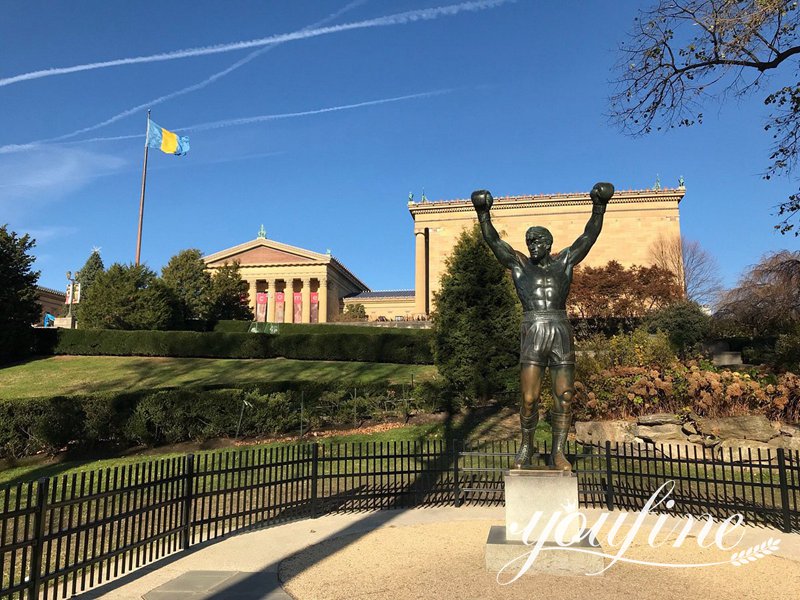 Famous Bronze Rocky Balboa Statue Replica for Sale BOK1-436 - Bronze Classical Sculpture - 12