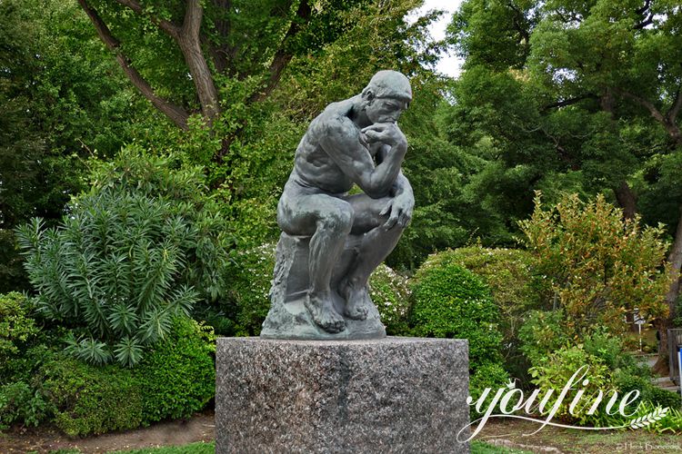 The Thinker Statue- Enduring Bronze Art Decor - Showcase - 2