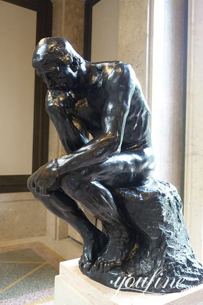 The Thinker Statue- Enduring Bronze Art Decor - Showcase - 11