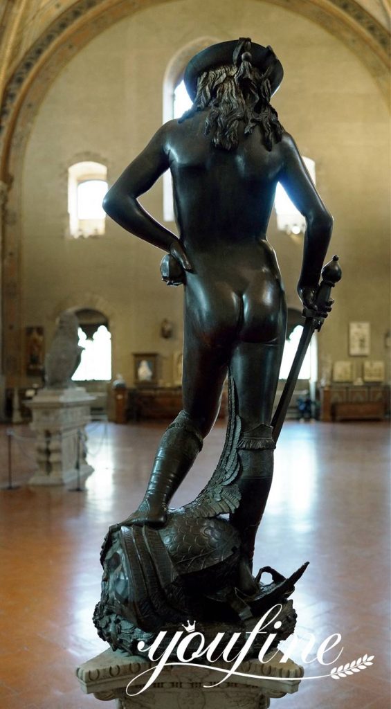 Custom Famous Bronze Donatello David Statue Factory Supplier BOK1-418 - Bronze Classical Sculpture - 3