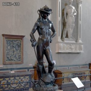 Custom Famous Bronze Donatello David Statue Factory Supplier BOK1-418
