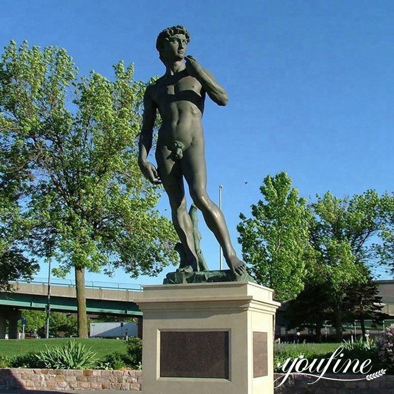 Custom Famous Bronze Donatello David Statue Factory Supplier BOK1-418 - Bronze Classical Sculpture - 8