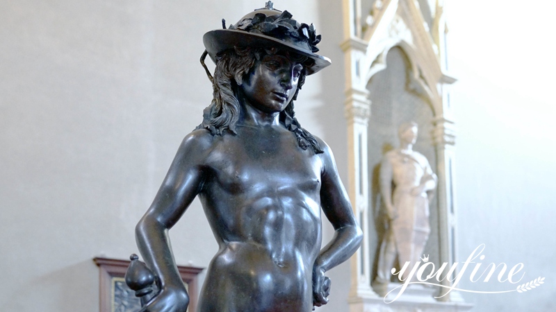 Custom Famous Bronze Donatello David Statue Factory Supplier BOK1-418 - Bronze Classical Sculpture - 4