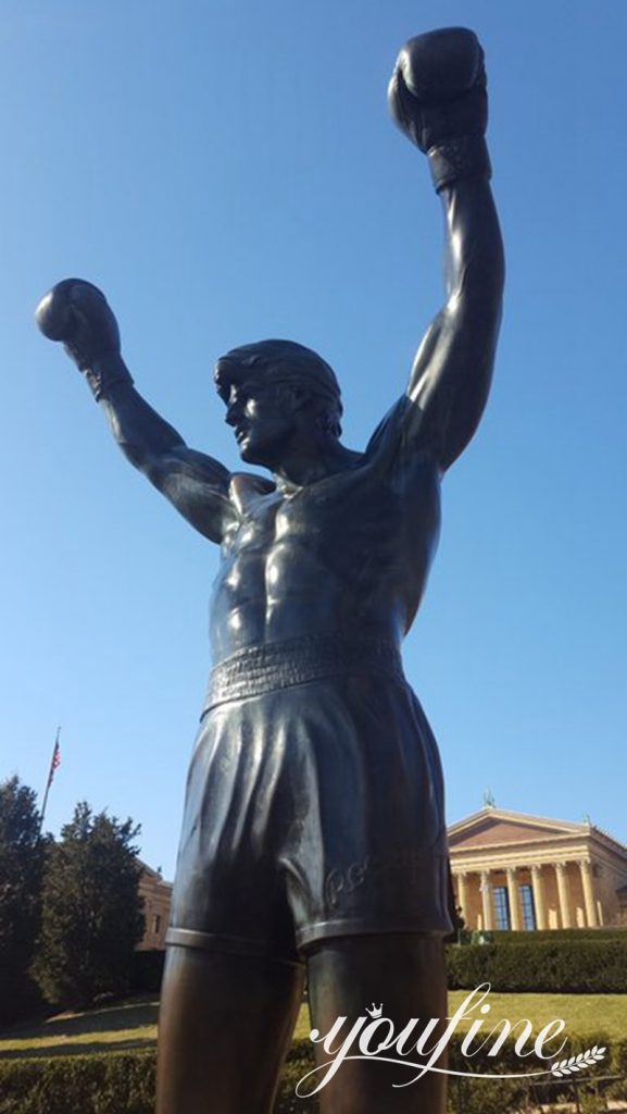 Famous Bronze Rocky Balboa Statue Replica for Sale BOK1-436 - Bronze Classical Sculpture - 6