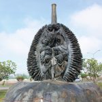 large bronze Durian Statue