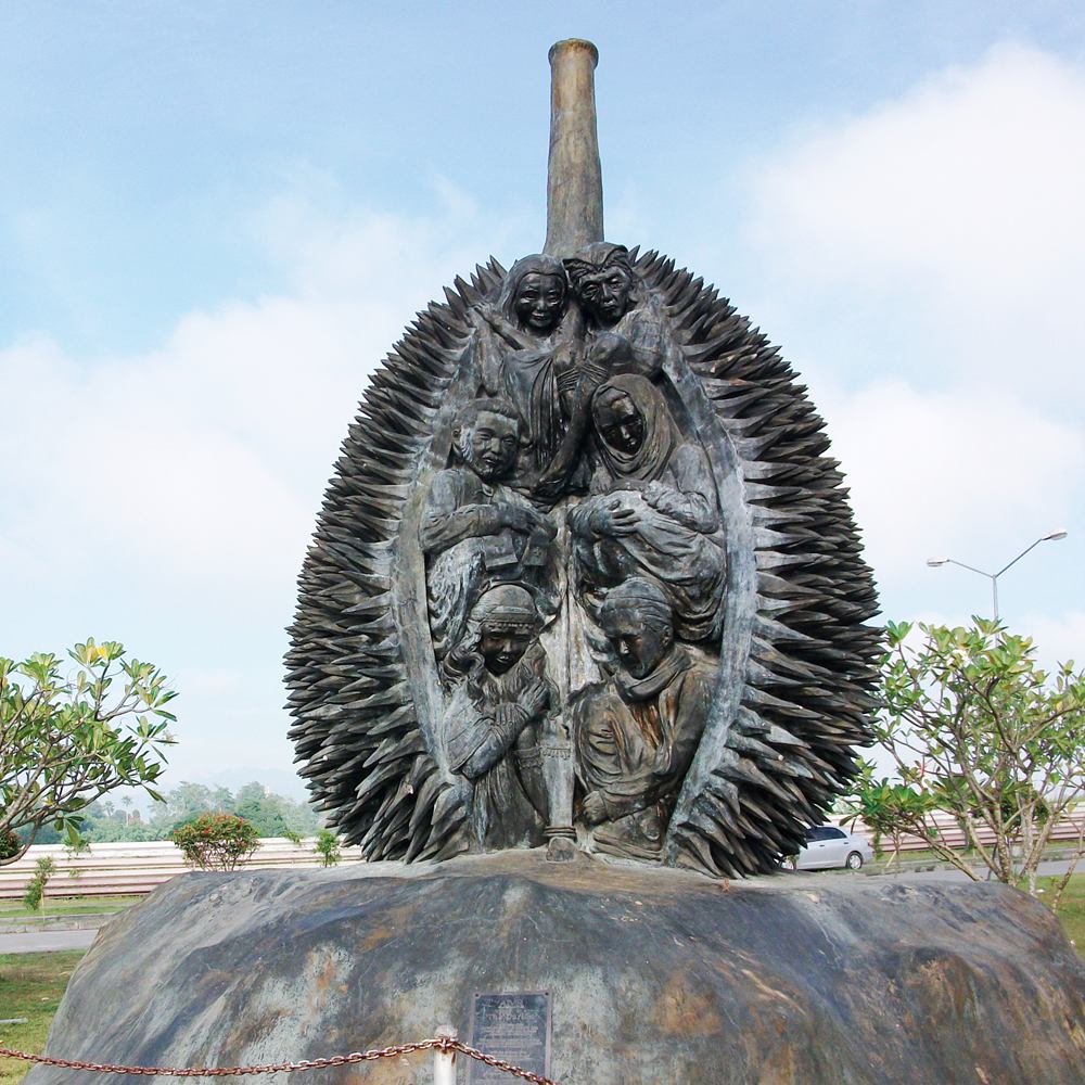 large bronze Durian Statue
