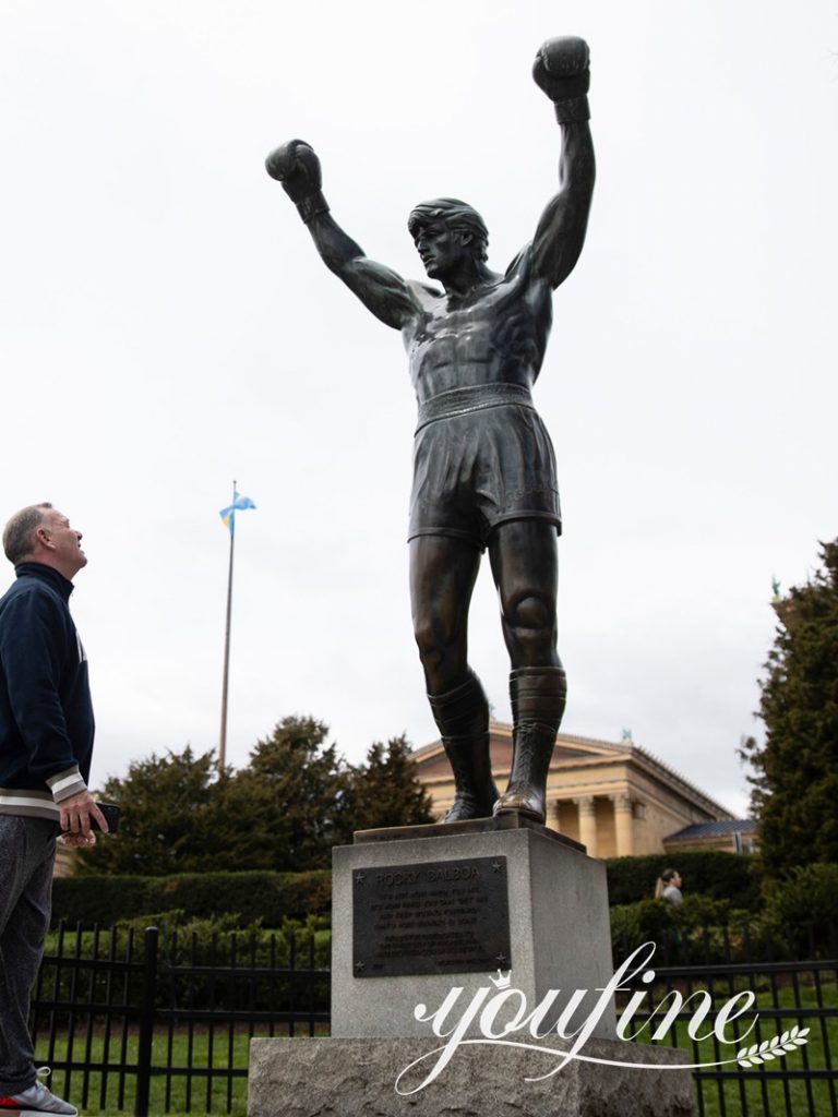 Famous Bronze Rocky Balboa Statue Replica for Sale BOK1-436 - Bronze Classical Sculpture - 10