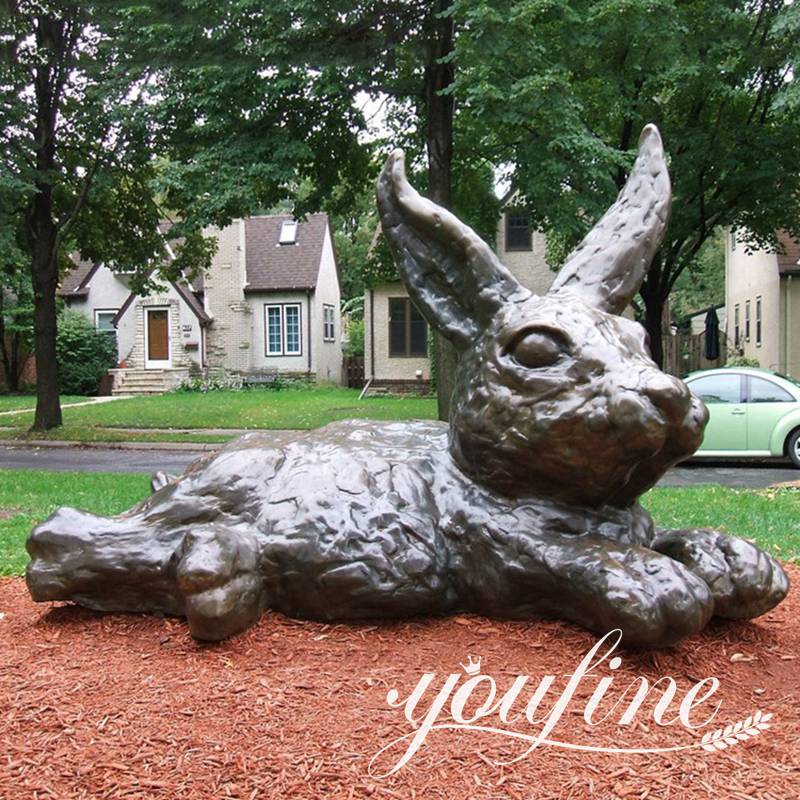 large rabbit statues of Barry Flanagan-6