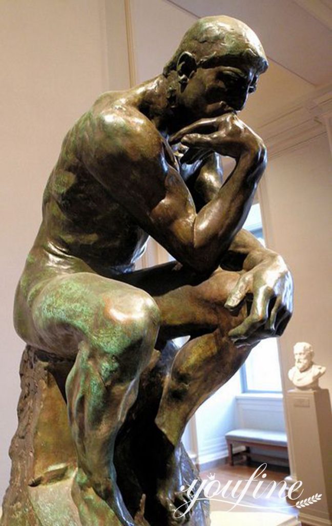 The Thinker Statue- Enduring Bronze Art Decor - Showcase - 5