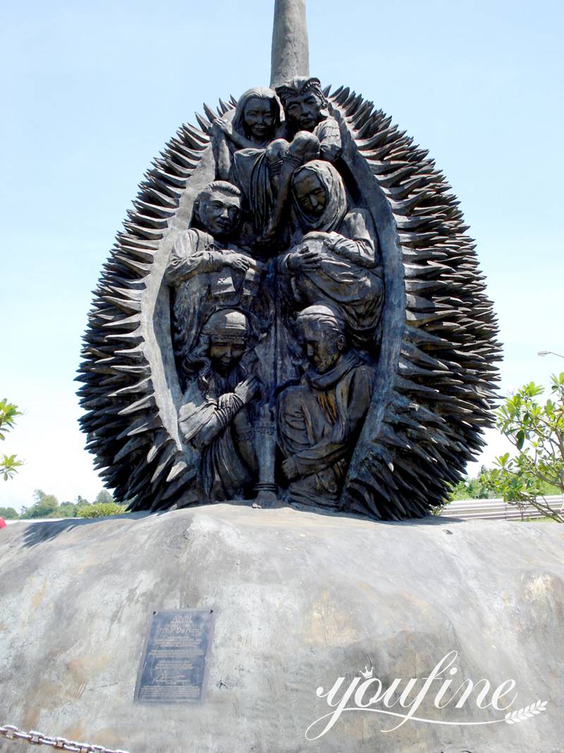 Large Bronze Durian Sculpture YouFine Sculpture