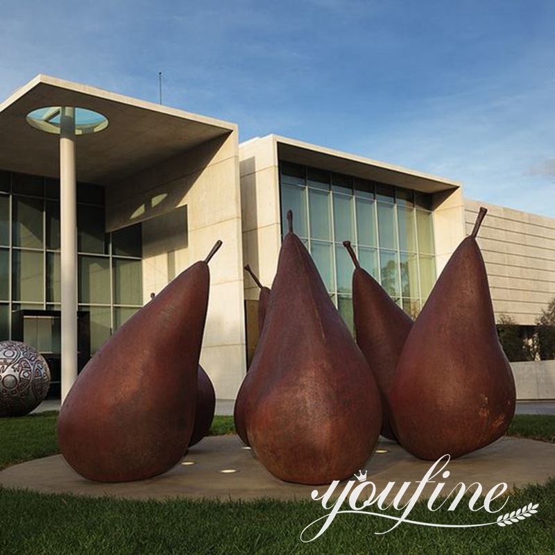 outdoor pear statue-YouFine Sculpture
