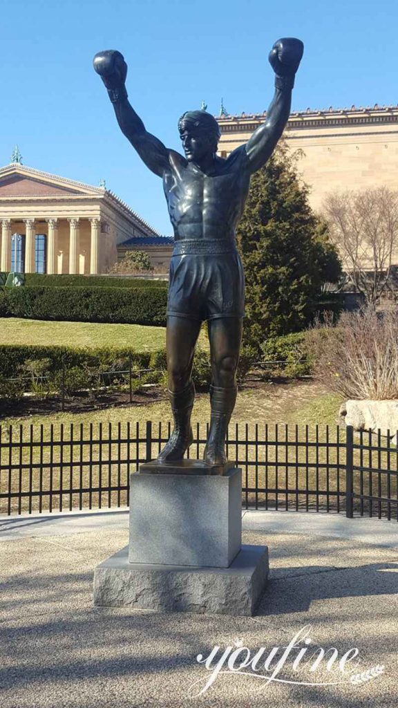 Famous Bronze Rocky Balboa Statue Replica for Sale BOK1-436 - Bronze Classical Sculpture - 5