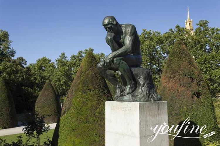 The Thinker Statue- Enduring Bronze Art Decor - Showcase - 16