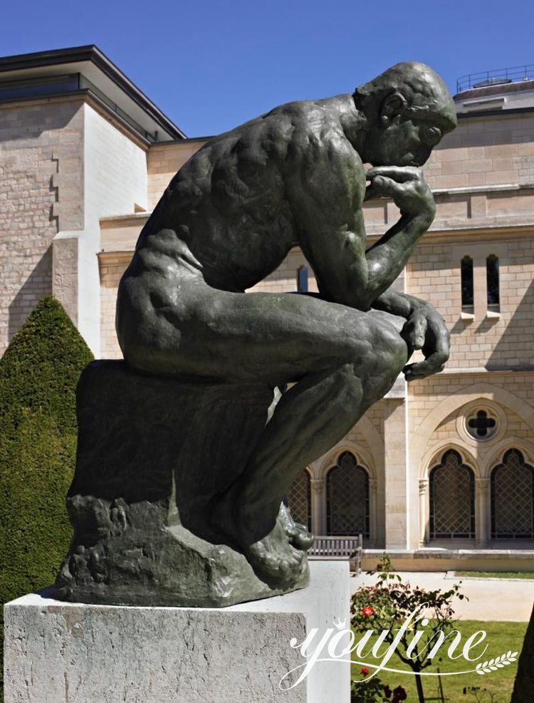 The Thinker Statue- Enduring Bronze Art Decor - Showcase - 1