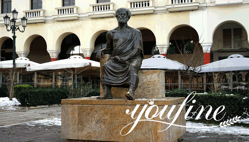 Bronze Statue of Aristotle Greek Philosopher