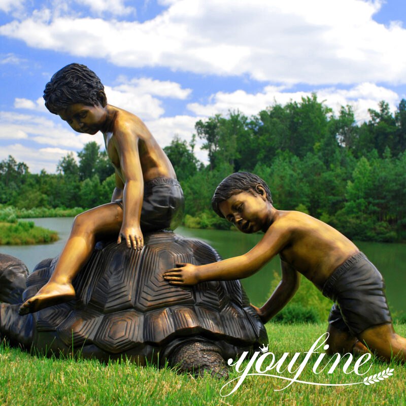 Bronze tortoise sculpture-4