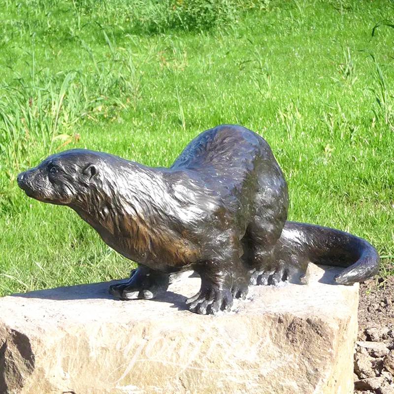 Cute otter statue-YouFine Sculpture