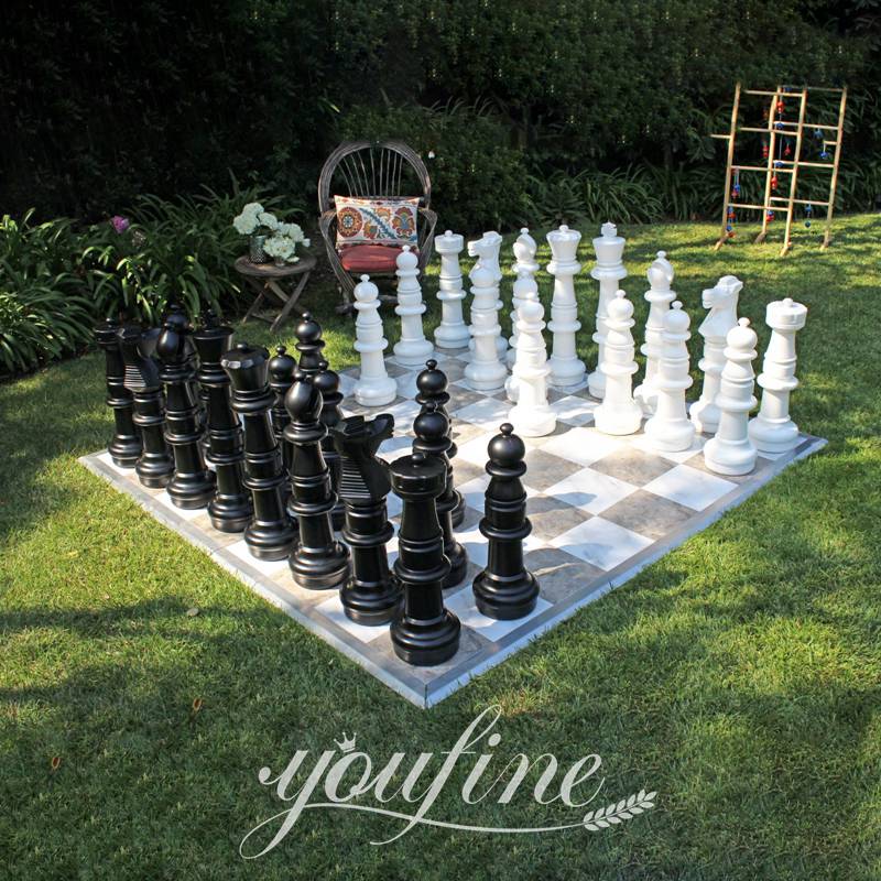 Fiberglass Large Outdoor Chess Statue for Sale FOKK-023 - Fiberglass Statue - 17