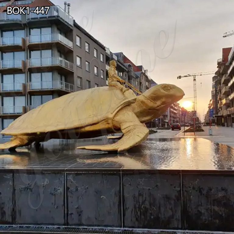 High-quality bronze turtle sculpture for sale-2