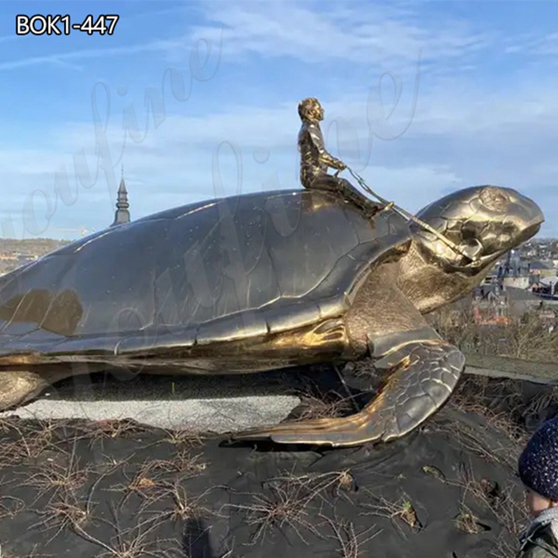 High-quality bronze turtle sculpture for sale