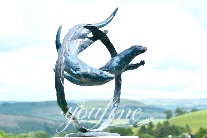 Otter statue sculpture-YouFine Sculpture