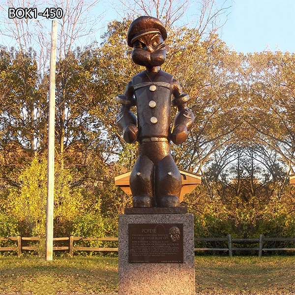Popeye the sailor man statue-1