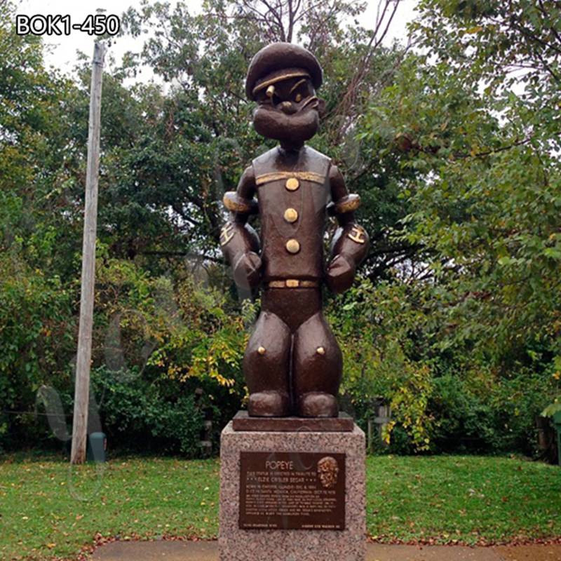 Popeye the sailor man statue-2