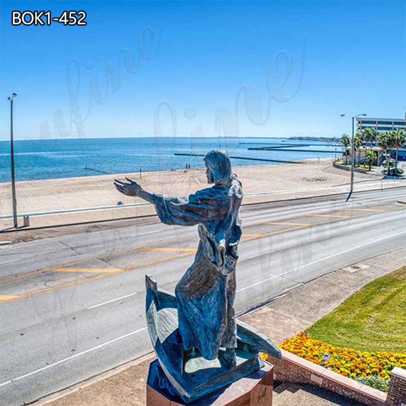 antique bronze Jesus statue