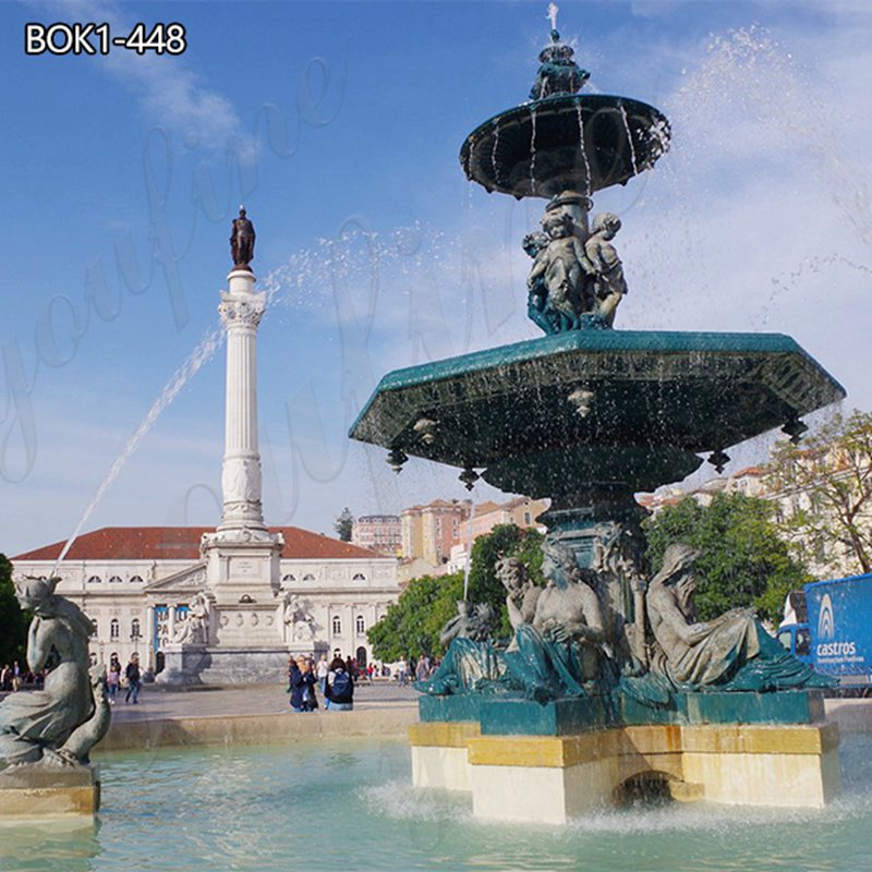 antque bronze water fountain for sale