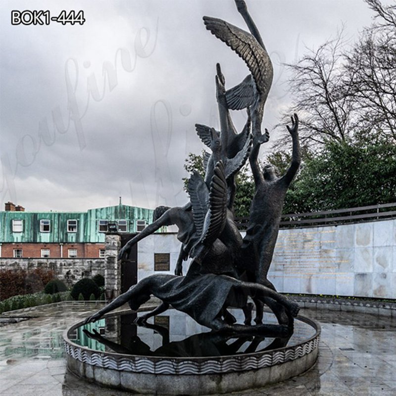 bronze goose statue -4