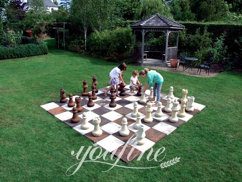 Fiberglass Large Outdoor Chess Statue for Sale FOKK-023 - Fiberglass Statue - 6