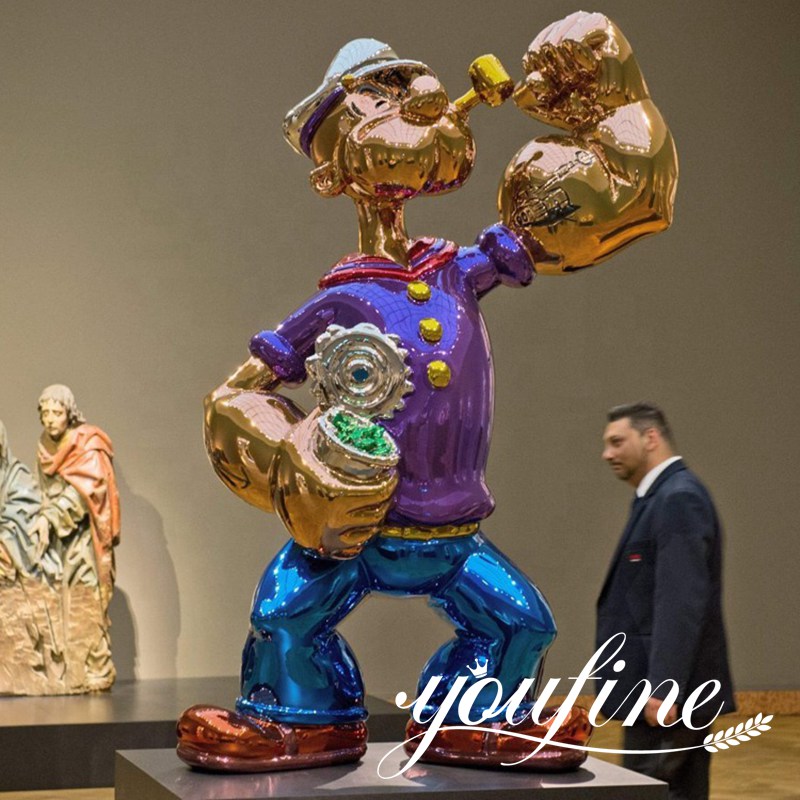 Custom Made Bronze Cartoon Popeye Statue for Sale BOK1-450 -  - 12