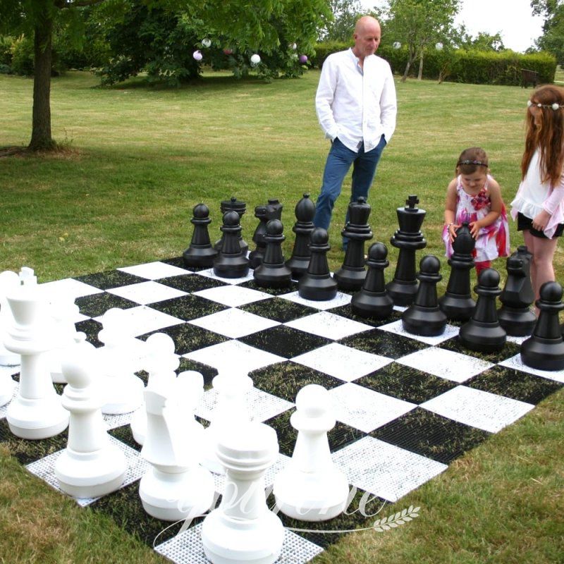 Fiberglass Large Outdoor Chess Statue for Sale FOKK-023 - Fiberglass Statue - 4