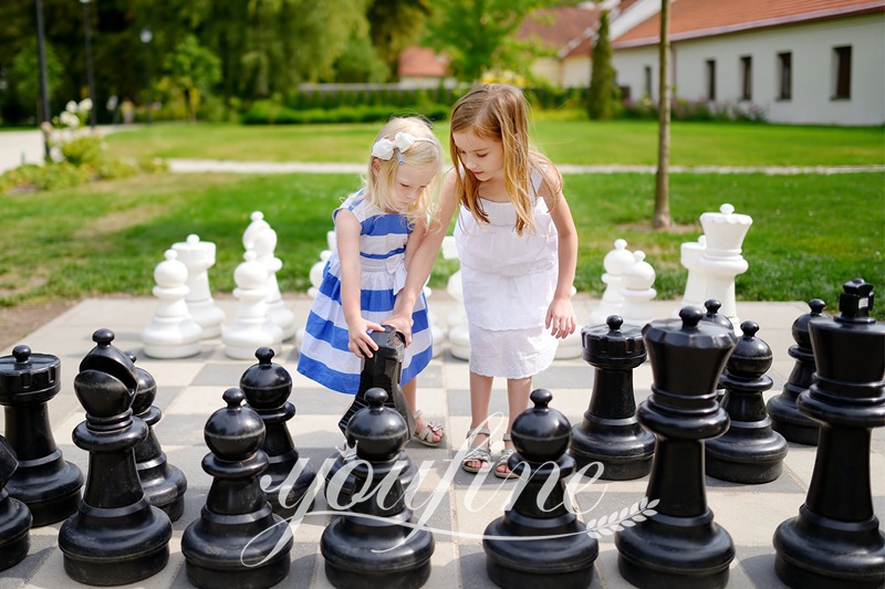 Fiberglass Large Outdoor Chess Statue for Sale FOKK-023 - Fiberglass Statue - 3