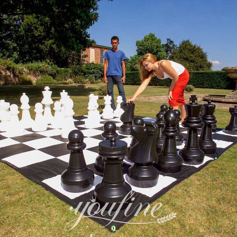 Fiberglass Large Outdoor Chess Statue for Sale FOKK-023 - Fiberglass Statue - 16